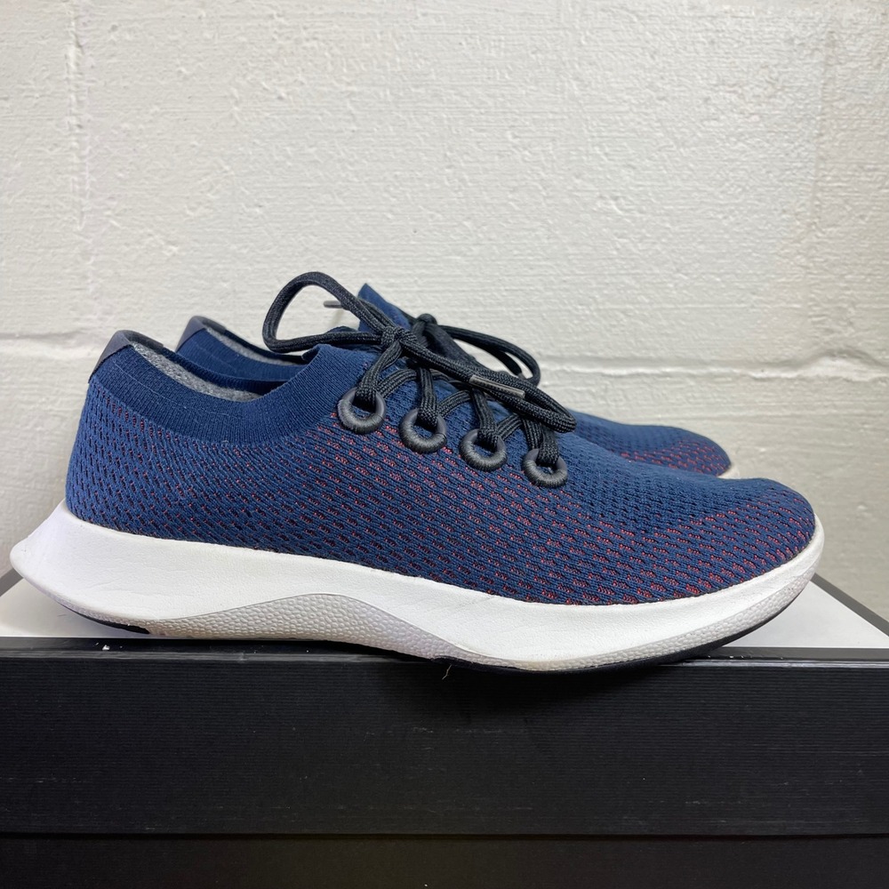 Allbirds Tree Dashers TD Navy Blue Performance Running Shoes Sneakers Men's 10